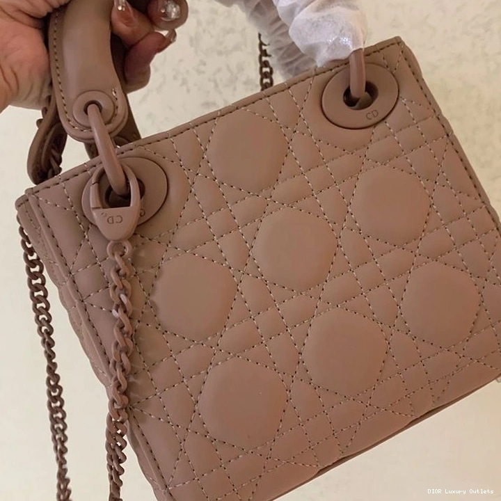 Cheap Mini Dior Ultramatte Cannage Calfskin Khaki Lady Bag 0727 Luxury